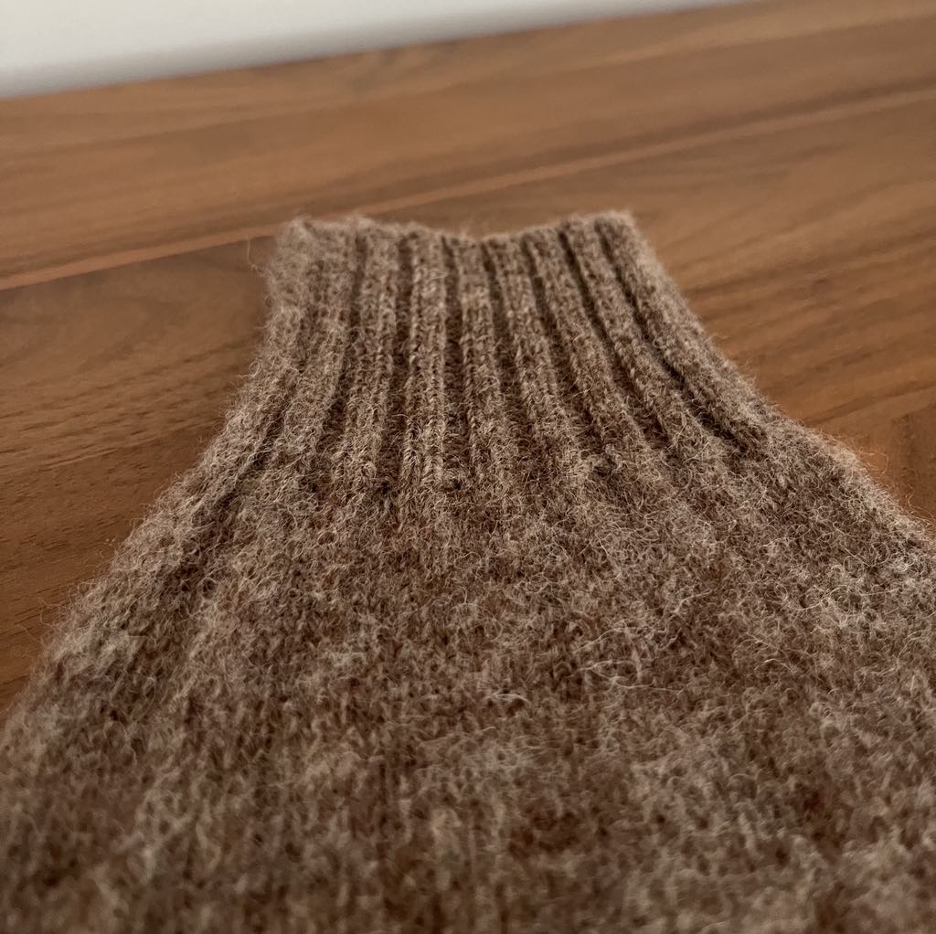 Harley of Scotland - Boxy Crewneck - Brushed Supersoft Shetland - Tundra