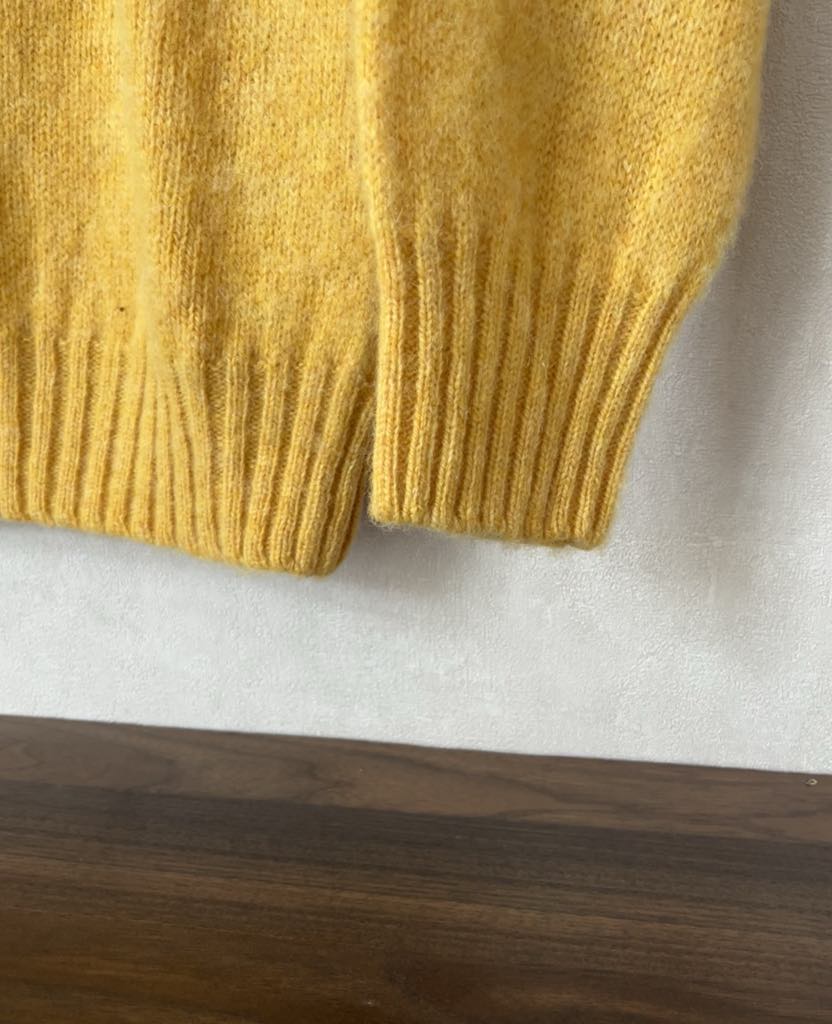 Harley of Scotland - Boxy Crewneck - Brushed Supersoft Shetland - Nectar